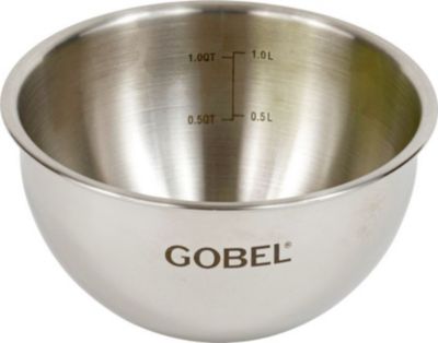 Kit Pâtisserie GOBEL Cul de poule - fond rond - inox - Ø 16 c