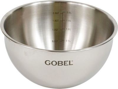 Kit Pâtisserie GOBEL Cul de poule - fond rond - inox - Ø 20 c
