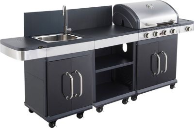 Barbecue gaz COOK'IN GARDEN Cuisine extérieure modulable FIDGI 4