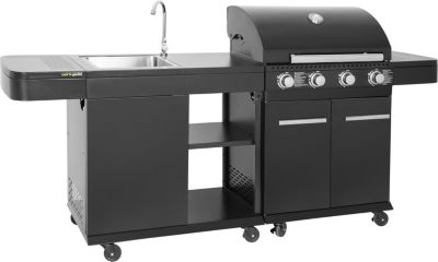 Barbecue gaz COOK'IN GARDEN Cuisine extérieure modulable FYRA - 4 br