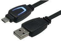 Câble de recharge KONIX Cable de Charge LED pour manette PS4