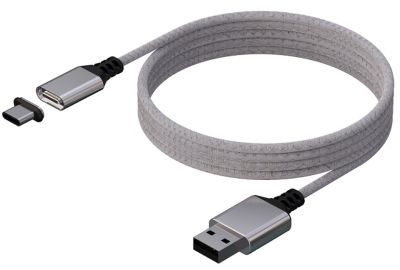 Câble de recharge KONIX MAGNETIC CABLE 3M SERIE X WHITE