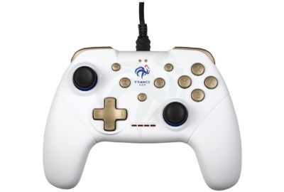 Manette KONIX Filaire blanche Switch - FFF