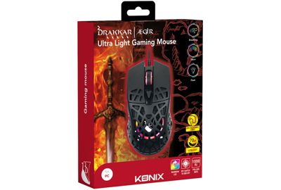 Souris Gamer Filaire KONIX DRAKKAR AEGIR ULTRA LIGHT MOUSE