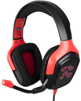 Casque gamer KONIX KX NARUTO AKATSUKI HEADSET