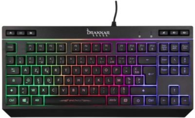 Clavier gamer sans fil THE G-LAB KEYZ-TUNGSTEN -FR