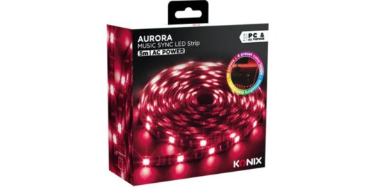 Bandeau LED KONIX DRAKKAR AURORA MUSIC LED STRIP 5M