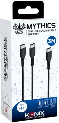 Câble de recharge KONIX KX MY PS5 DUAL CHARGING CABLE Y