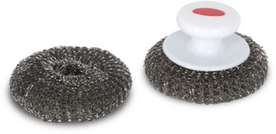 Brosse barbecue LE MARQUIER inox avec poignée X2