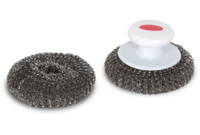 Brosse barbecue LE MARQUIER inox avec poignée X2