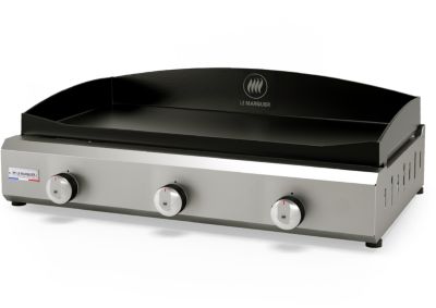 Plancha gaz LE MARQUIER exclusive amalia 375 inox 3 brûleurs