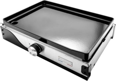 Plancha électrique 160 en inox - 57x34 cm