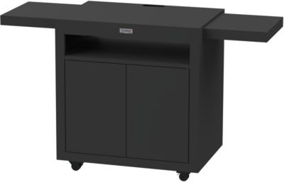 Meuble de cuisine extérieure LE MARQUIER 80 avec tablettes Noir DM80PPLTAE13