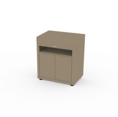 Meuble de cuisine extérieure LE MARQUIER AVEC TABLETTE 80X55 CM TAUPE MC80PTAE22