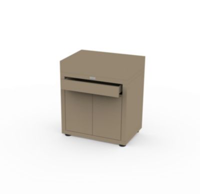 Meuble de cuisine extérieure LE MARQUIER AVEC TIROIR 80X55CM TAUPE MC80PTIE22