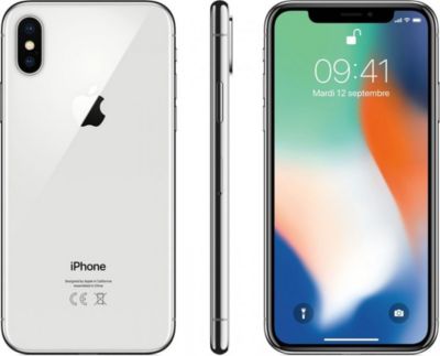 Téléphone portable APPLE Iphone X 64 Go Argent Reconditionné