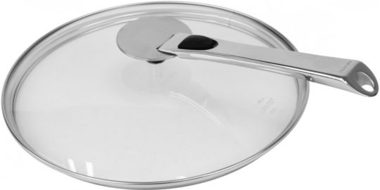 Couvercle universel CRISTEL Platine 26 cm verre