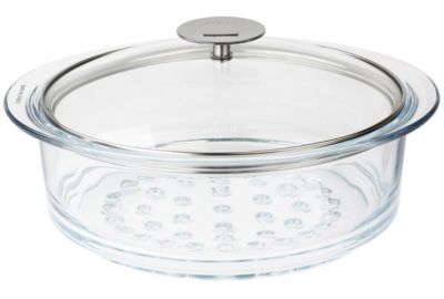 Cuiseur vapeur CRISTEL verre 20 cm avec couvercle
