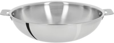 Wok CRISTEL 30cm Casteline amovible inox