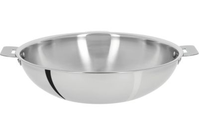 Wok CRISTEL 30cm Casteline amovible inox
