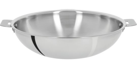 Wok CRISTEL 30cm Casteline amovible inox