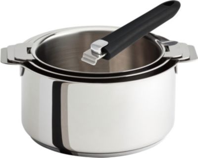 Casserolerie Tefal BATTERIE DE CUISINE 5 PIECES RESERVE COLLECTION INOX  INDUCTION E475S544 - E475S544