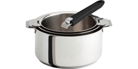 Batterie de cuisine CRISTEL 3 casseroles amovibles 16 a 20cm