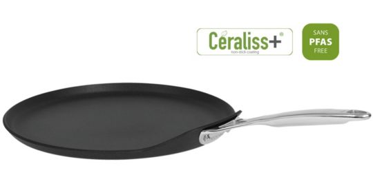 Crêpière CRISTEL 28 CM CASTEL PRO FIXE ULTRALU CERALISS
