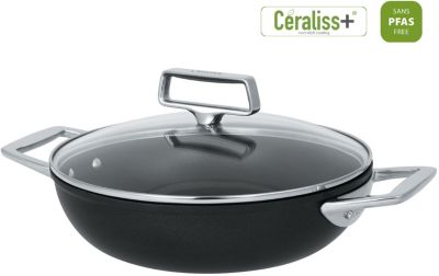 Sauteuse CRISTEL 28 CM 2 ANSES CASTEL PRO FIXE ULTRALU CERALISS