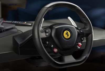 Volant + Pédalier THRUSTMASTER T80 RW Ferrari 488 GTB edition PS5/PS4