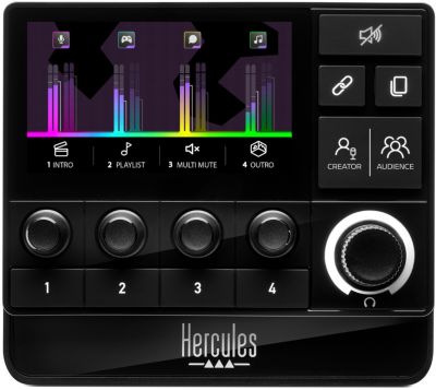 Boitier de contrôle HERCULES Audio controller STREAM 200 XLR