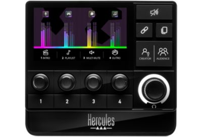Boitier contrôl HERCULES Audio controller STREAM 200 XLR