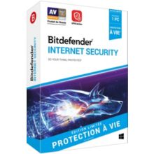 Logiciel antivirus et optimisation BITDEFENDER Internet Security A vie - 1 PC