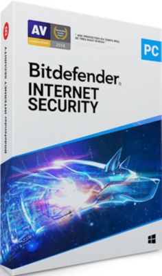 Logiciel antivirus et optimisation BITDEFENDER Internet Security  - 1 an - 1 poste