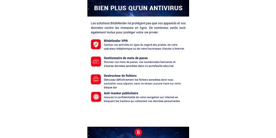 Logiciel antivirus et optimisation BITDEFENDER Internet Security  - 1 an - 1 poste