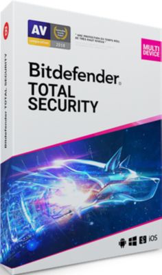 Logiciel antivirus et optimisation BITDEFENDER Total Security - 2 ans - 10 postes