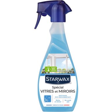 Nettoyant vitres STARWAX SPECIAL VITRES ANTI-TRACES ALCOOL 500ml
