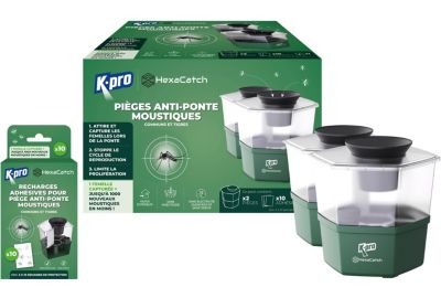 Appareil anti moustique K.PRO de 2 pièges anti-ponte