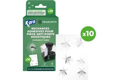 Appareil anti moustique K.PRO de 10 recharges adhésives