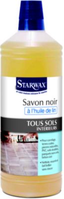 Nettoyant Starwax savon noir à l'huile de lin 1L