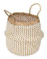 Panier COMPACTOR Belly blanc et naturel M pliable