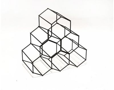 Range bouteille COMPACTOR BOUTEILLES HEXA BRUN CUIVRE