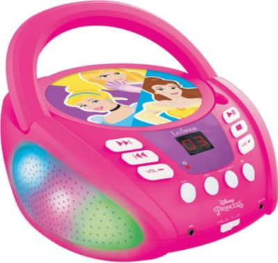 Lecteur CD LEXIBOOK Bluetooth princesses avec effets lumineux