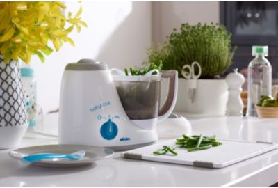 Mixeur Cuiseur BEABA 912471 Babycook Original Grey Blue