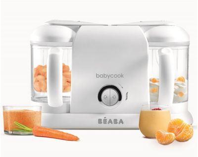 Mixeur Cuiseur Bébé BEABA Babycook duo white/silver