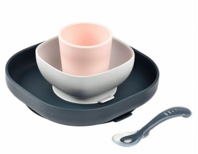 Biberon verre d'apprentissage 2en1 + housse silicone Old Pink BEABA, Vente  en ligne de Biberon