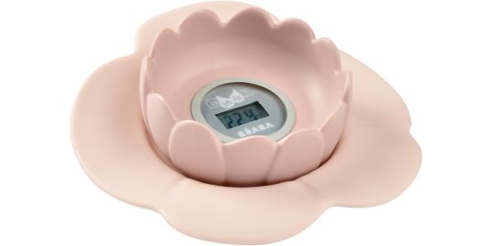 Thermomètre de bain BEABA de bain Lotus Old Pink