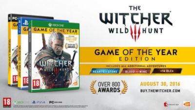 Jeu Xbox One CD PROJEKT The Witcher 3 Wild Hunt Goty Reconditionné