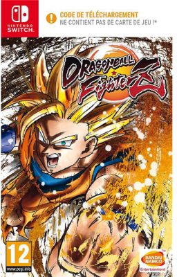 Jeu Switch NAMCO Dragon Ball FighterZ Code à l'intérieur Jeu Switch NAMCO Dragon Ball FighterZ Code à l'intérieur