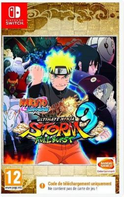 Jeu Switch BANDAI NAMCO Naruto Ultimate Ninja Storm 3 Full Burst Jeu Switch BANDAI NAMCO Naruto Ultimate Ninja Storm 3 Full Burst